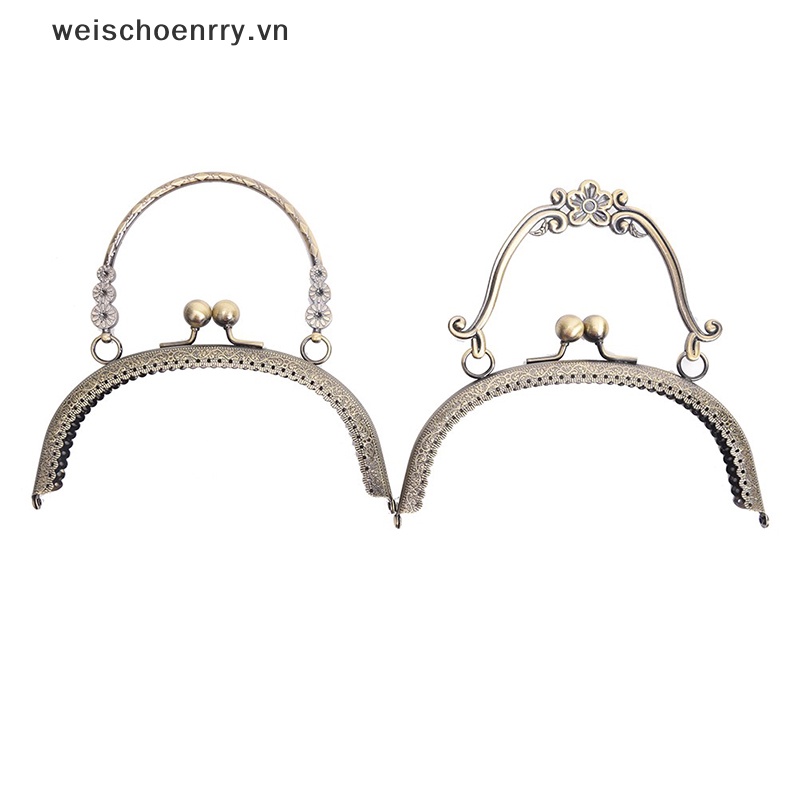 Khung Khóa Túi Xách Bằng Đồng Thau Cổ Điển 1X 16.5cm