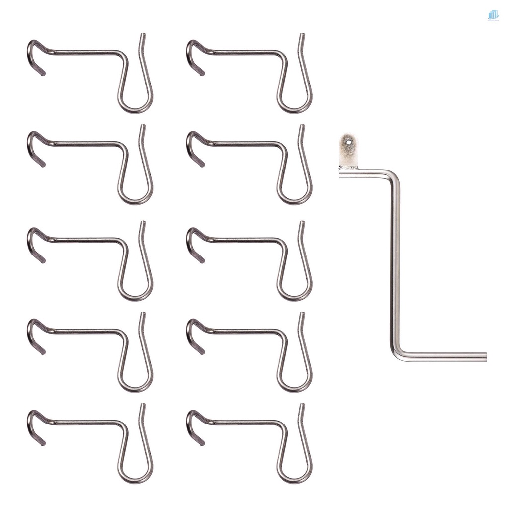 Set 10 Kẹp Căng Dây Điện Thông Minh Bằng Kim Loại