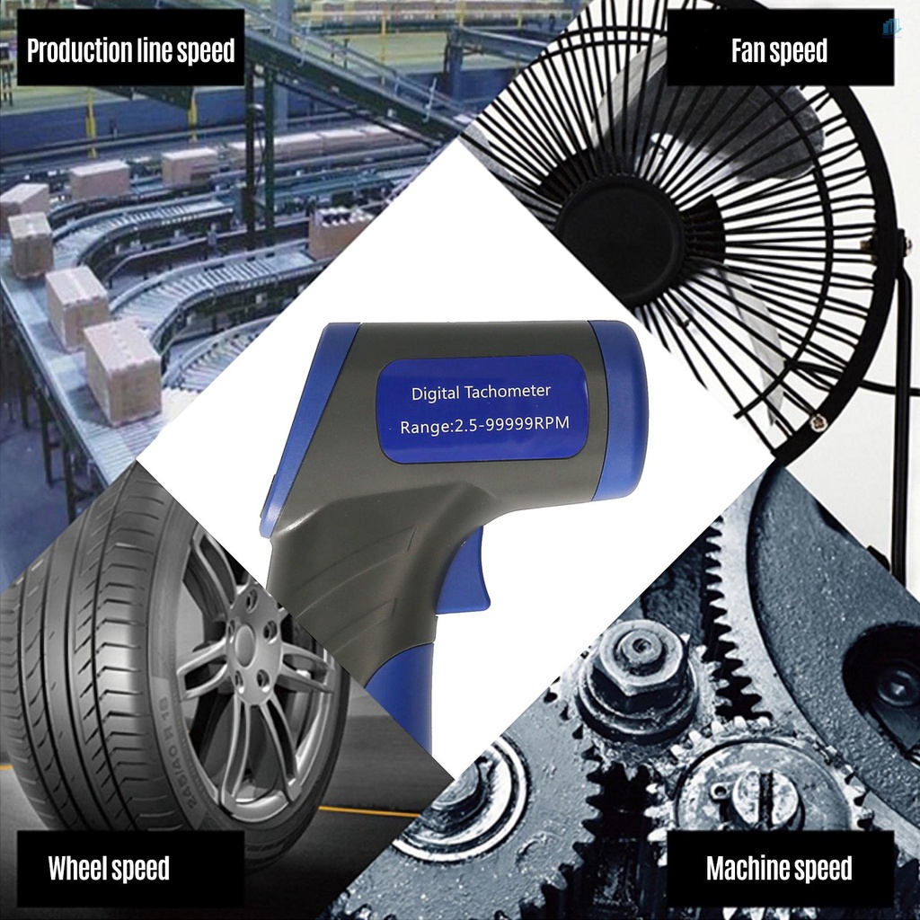 Đồng Hồ Đo Tốc Độ RPM Kỹ Thuật Số (s2mwvn) (2.5-9999Rpm Với Màn Hình LCD Hiển Thị