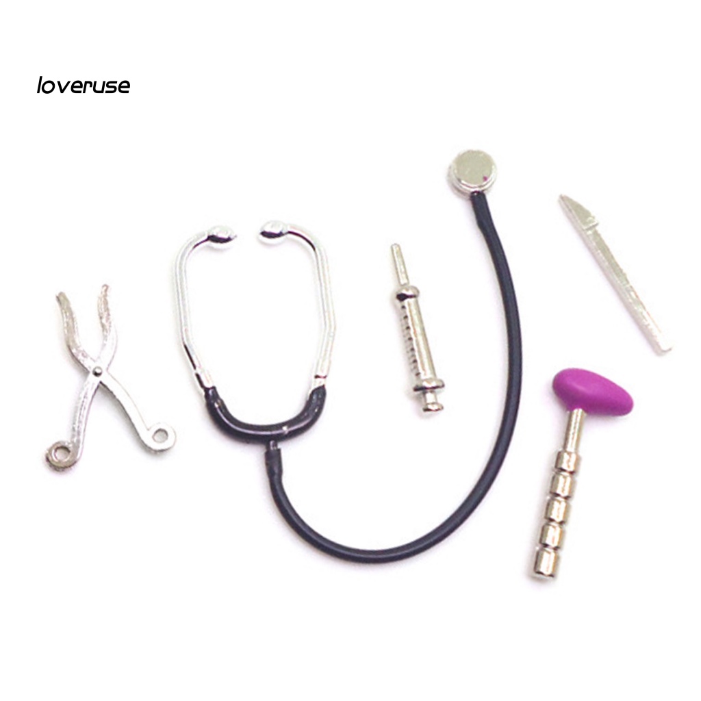 Set 5 Dụng Cụ Mô Hình Kính Vạn Hoa Mini Tỉ Lệ 1 / 12 Trang Trí Nhà Búp Bê