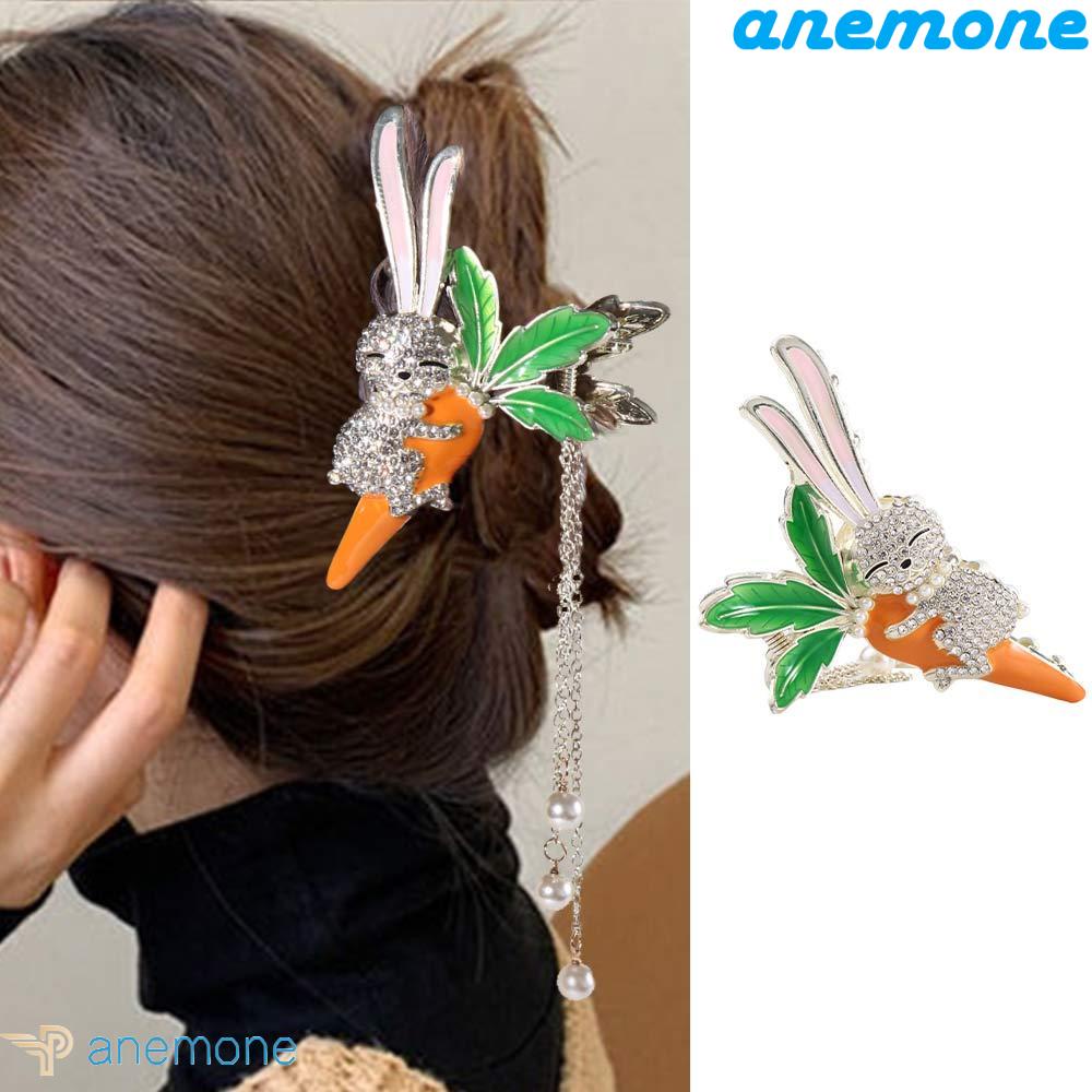Kẹp Tóc Đuôi Ngựa Hình Thỏ / Cà Rốt Thanh Lịch Mừng Năm Mới Cho Nữ
