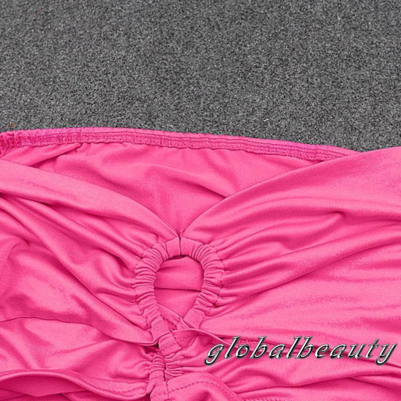 Đầm Ngắn Không Tay 00GB Hở Lưng Màu Sắc Đơn Giản Dành Cho Nữ