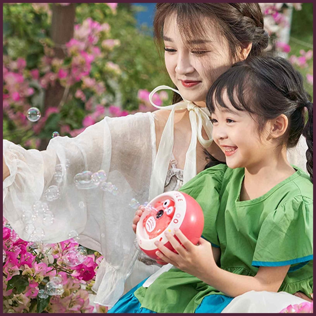 Đồ Chơi Thổi Bong Bóng Tự Động Hình Cua Chống Rò Rỉ