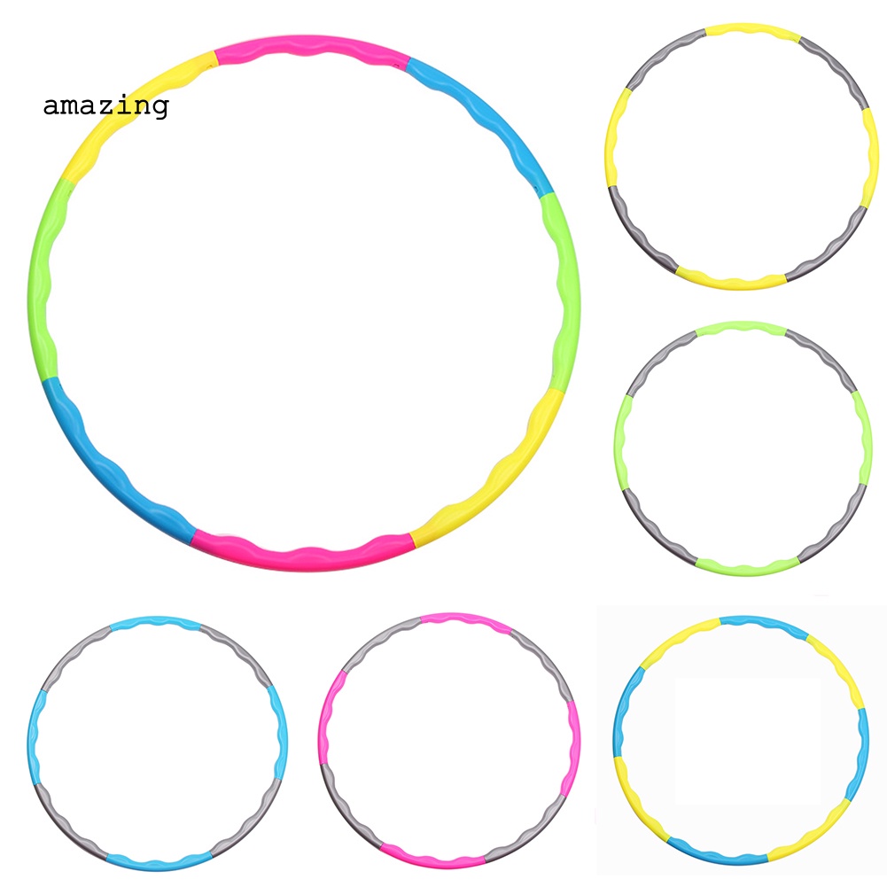 Vòng Tập Thể Hình 8 Đoạn Bằng Nhựa Có Thể Tháo Rời Hỗ Trợ Giảm Cân