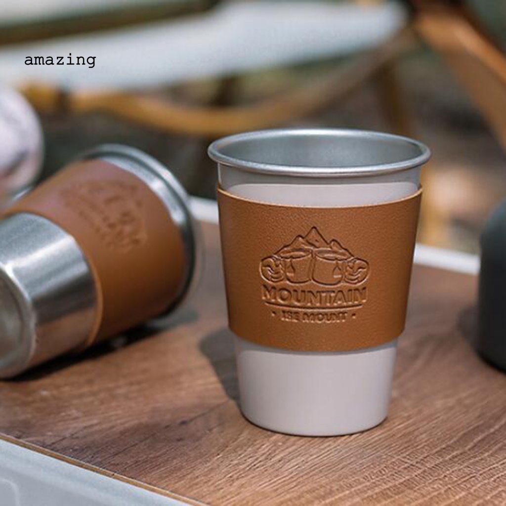 Vỏ Bọc Cốc Cách Nhiệt Bằng Thép Không Gỉ Mềm Chống Trượt Cho Hoạt Động Ngoài Trời