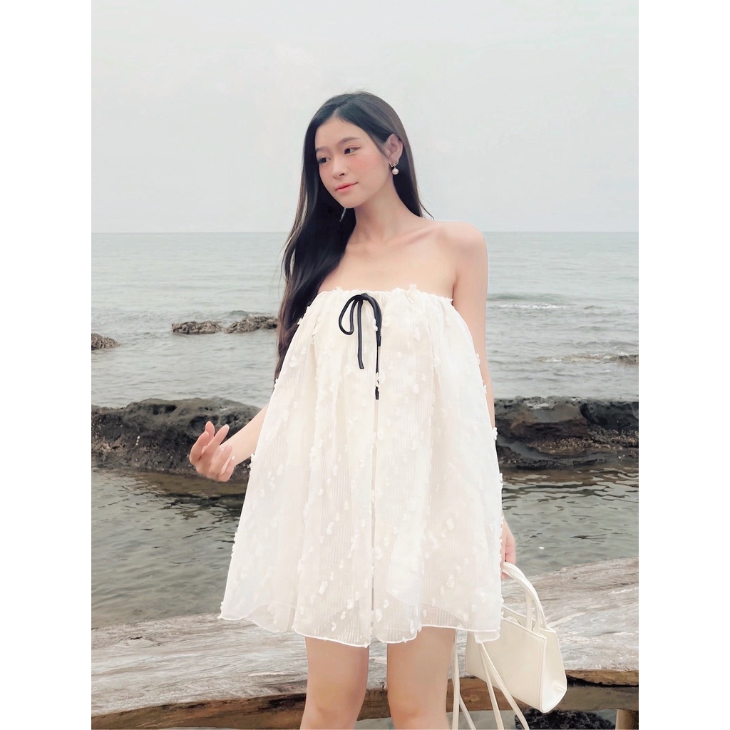 Somee studio Váy quây tơ hạt to Jena dress