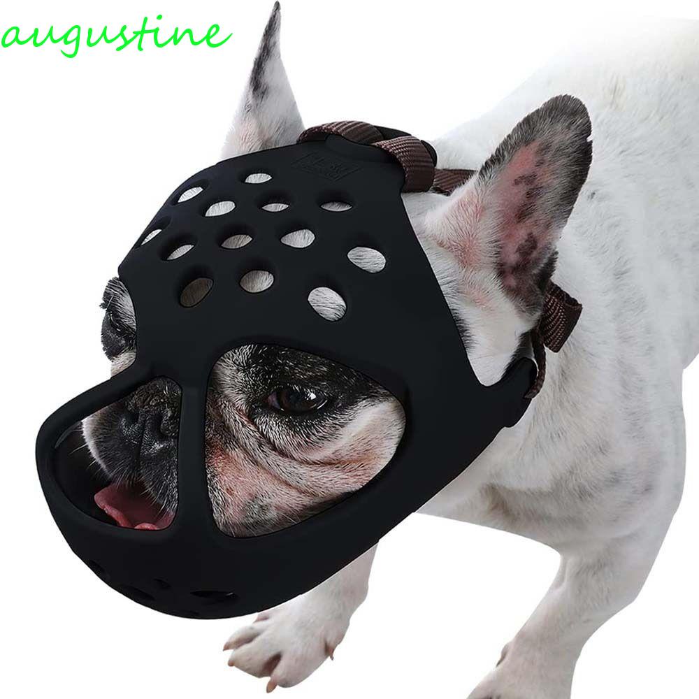 Augustine Mặt Nạ Cao Su Mềm Chống Chó Bull Pháp Chống Cắn / Sủa / Chó Sủa
