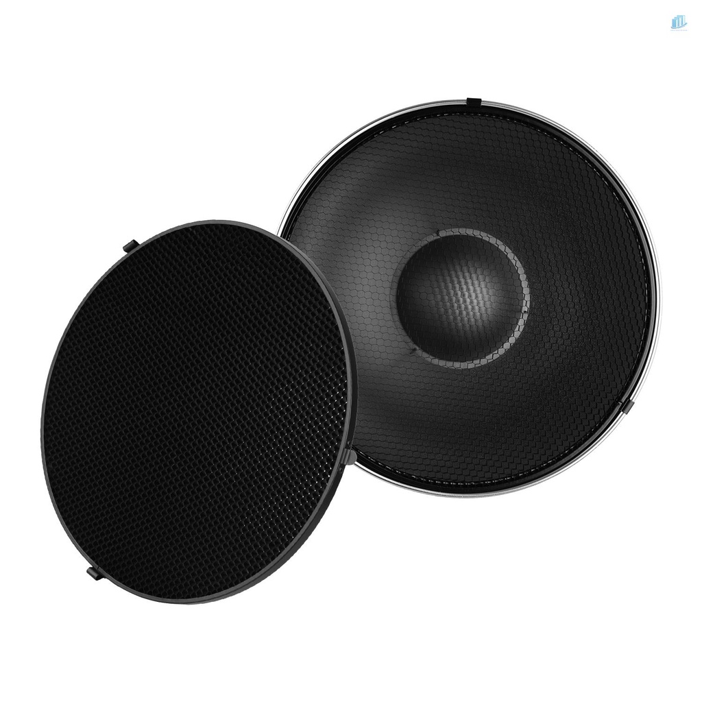 ANDOER Đèn Flash Ánh Sáng Trắng Tiêu Chuẩn 41cm / 16in Với Lưới Phản Quang Gắn Nơ Cho Chân Dung Nhiếp Ảnh