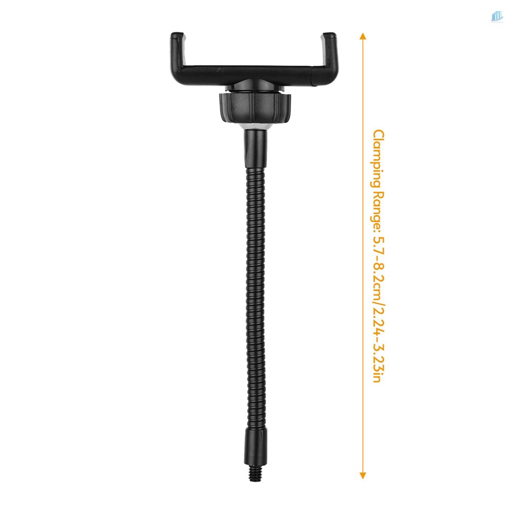 Giá Đỡ Kẹp Điện Thoại Thông Minh Có Đèn LED Và Ốc Vít 1 / 4 Cho iPhone Android