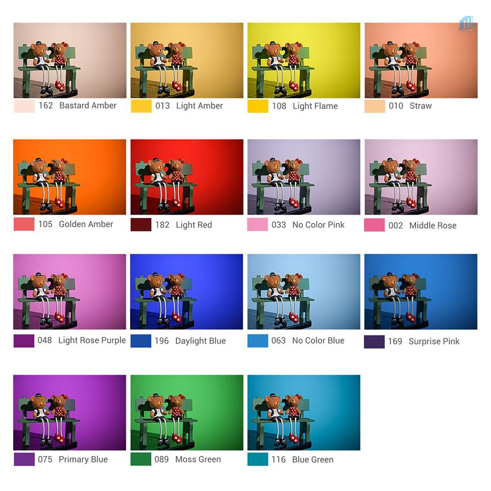 Bộ Lọc Màu V-11C 15 Màu Khác Nhau * 2 Cho Đèn Flash Máy Ảnh Godox V1