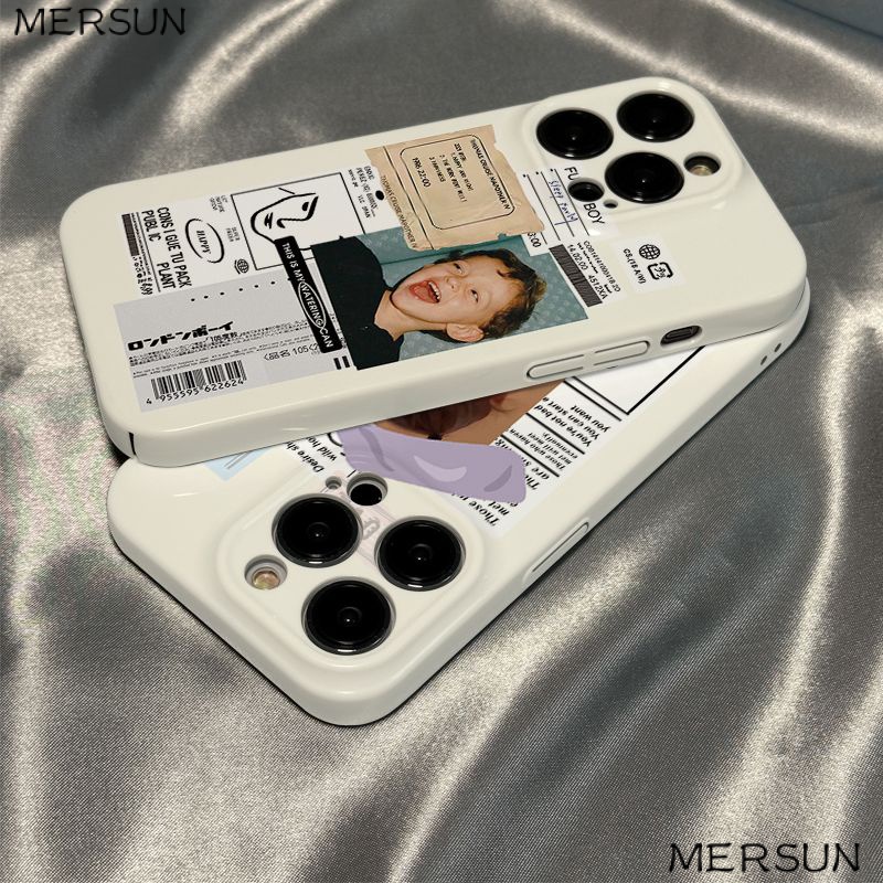 Ốp Điện Thoại Cứng Họa Tiết Nhãn Dán Phong Cách Âu Mỹ Thời Trang Cho iPhone14pro pro13 0DJR 14