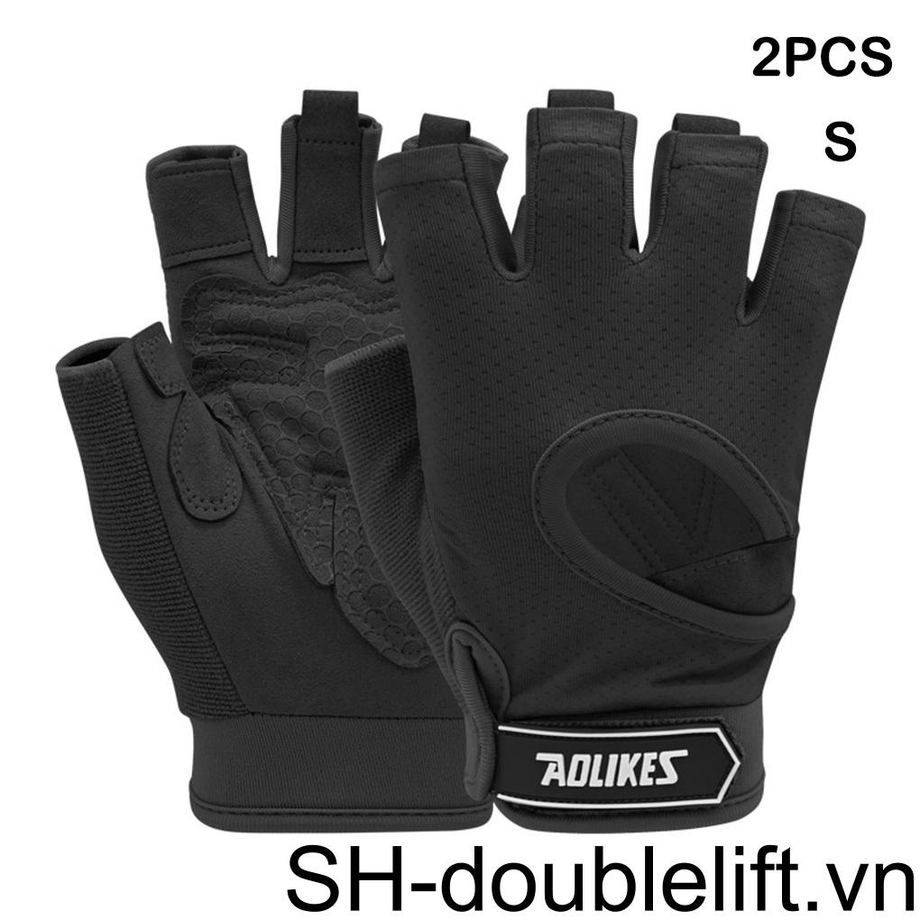 1 Đôi Găng Tay Thể Thao Hở Ngón Chống Sốc