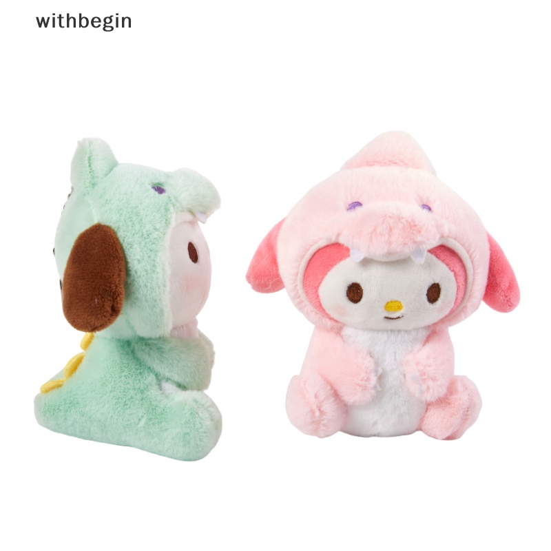 Móc Chìa Khóa Dạng Thú Nhồi Bông Họa Tiết Hoạt Hình Melody Kuromi Purin Dễ Thương