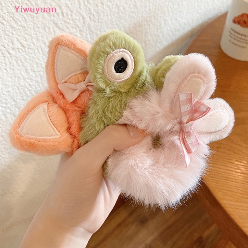 Băng Đô Tai Thỏ Bằng Da Cao Su Dễ Thương Cho Bé Gái