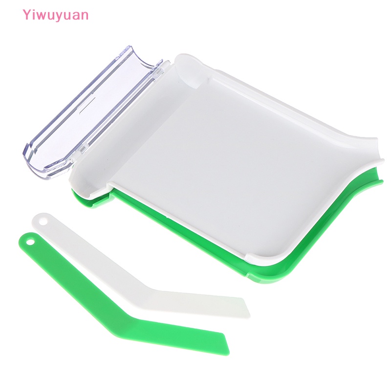 < Yiwuyuan > 1 Khay Đựng Thuốc Có Thìa Đếm Tay Phải Mới