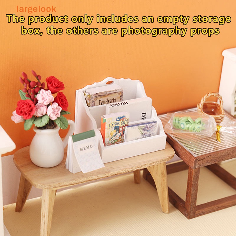 Hộp Đựng Sắp Xếp Đồ Dùng Để Bàn Trang Trí Nhà Búp Bê 1: 12