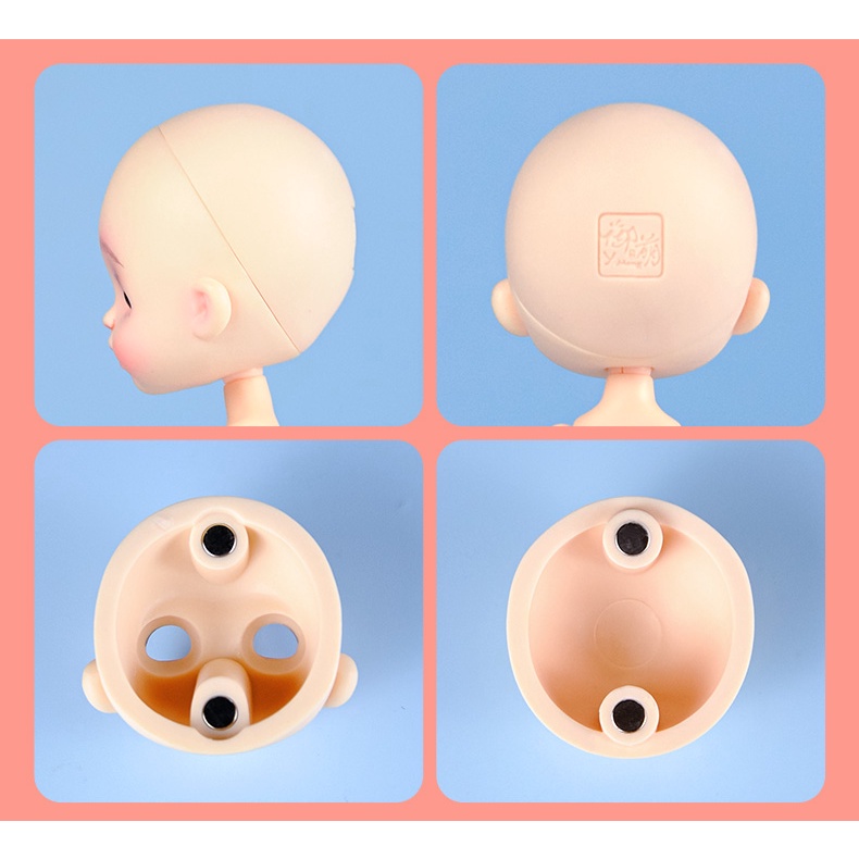 Đầu Búp Bê BJD 1 / 8BJD Có Thể Di Chuyển Đầu Búp Bê BJD YMY
