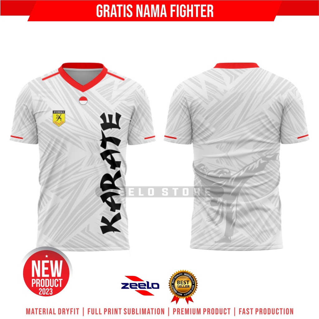 Áo Thun In Hình Toàn Bộ Karate 2023 Dành Cho Người Lớn & Trẻ Em