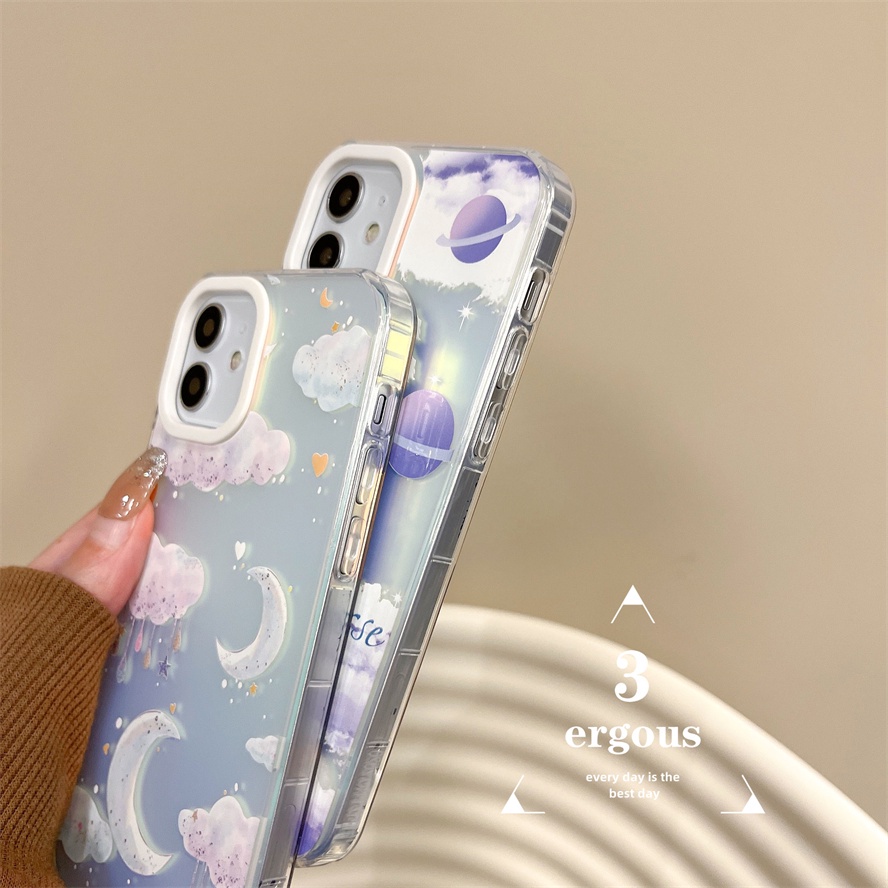 Ốp Điện Thoại Mềm Chống Sốc Màu Gradient Cho IPhone 14 13 12 11 Pro Max SE2020 X XR Xs Max 7 8 Plus