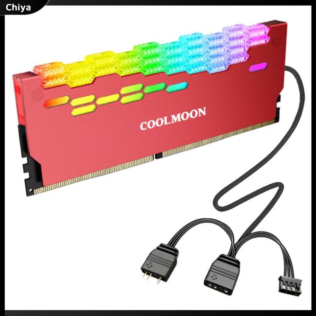 Mô Đun Tản Nhiệt Bộ Nhớ Coolmoon Ra-2 Ram 5v Argb Hiệu Quả Cao Cho Máy Tính