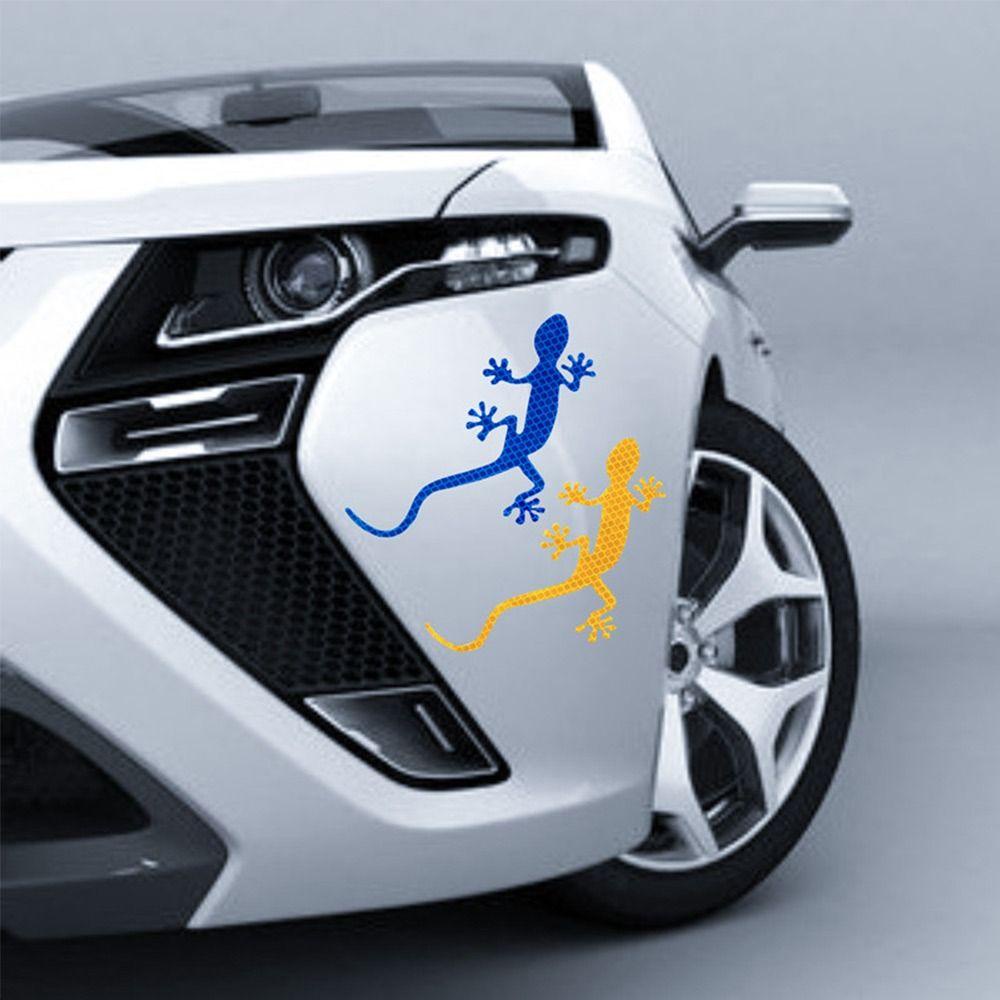 SUYO Bộ 5 Miếng Dán Phản Quang Tự Dính Trang Trí Xe Hơi / Mô Tô