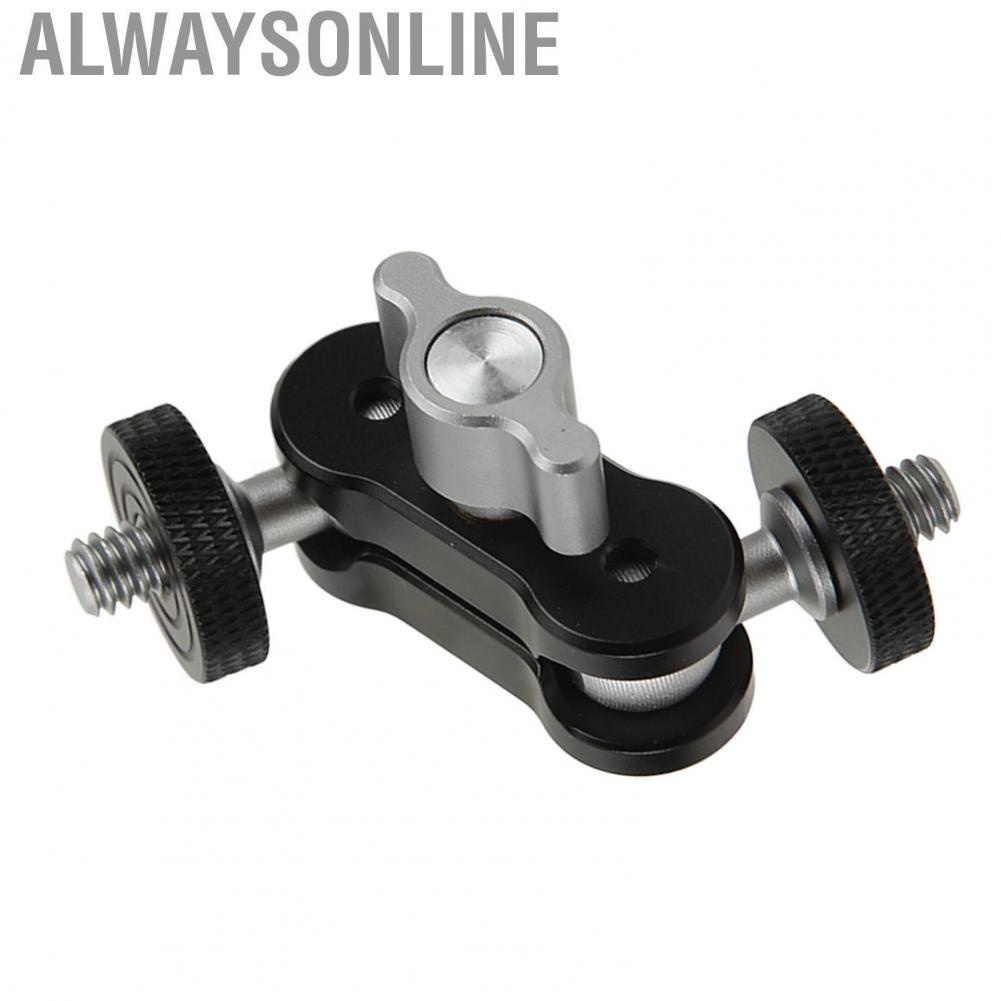 Alwaysonline Articulating Arm Aluminium Alloy Adjustable 1/4in Screw Interface US