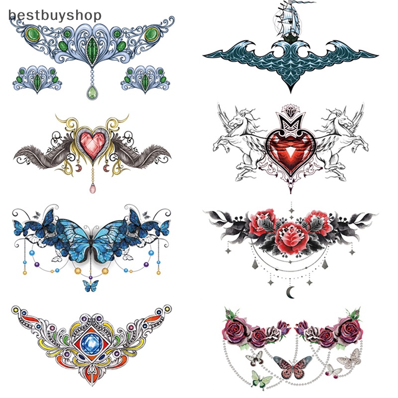 Hình Xăm Dán Tạm Thời Chống Thấm Nước Trang Trí Nghệ Thuật Cho Cơ Thể