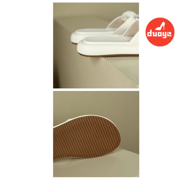 Nhà Máy Duoya Tóc Thẳng ~ [Hàng Có Sẵn] ins Siêu Dễ Mặc ~ Giữ Bản Thân!Giày Sandal Đế Mềm Dày Dặn Chống Va Chạm Chống Mòn Phong Cách Thời Trang Mới Cho Nữ