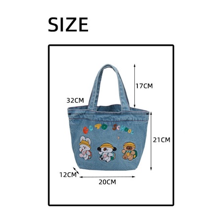 Túi Đựng Hộp Cơm Trưa Xách Tay Thiết Kế Cỡ Lớn Thời Trang Xinh Xắn Cho Nữ