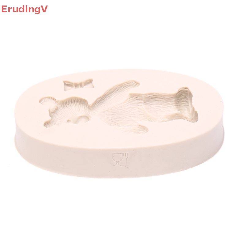 Khuôn Silicone Làm Bánh / Xà Phòng / Sô Cô La Hình Gấu