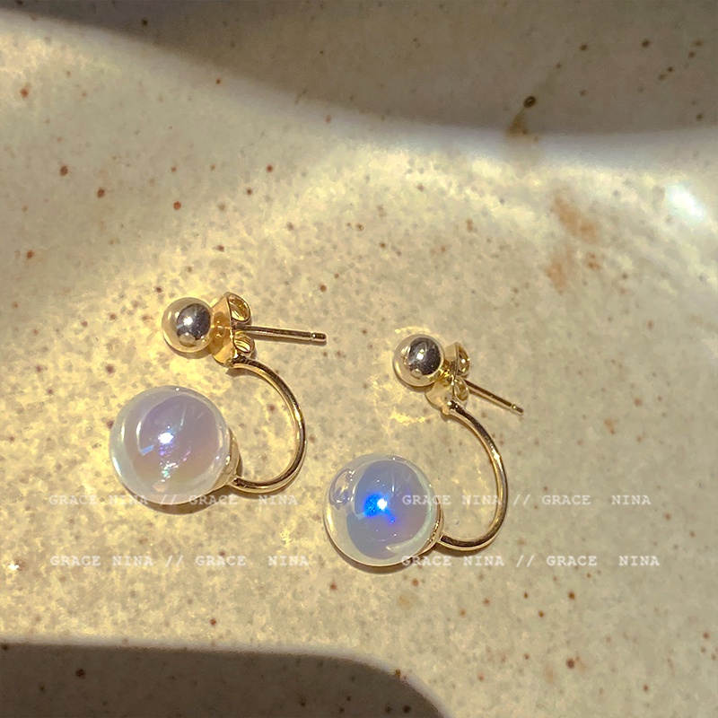 Bông Tai Đính Ngọc Trai Nhân Tạo Kiểu Dáng Sang Trọng Thời Trang 2023