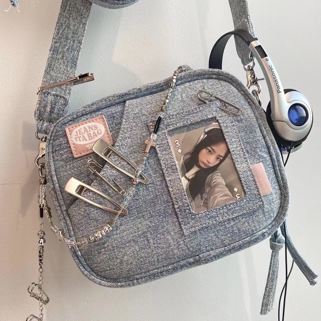 Túi Denim Đeo Chéo Thời Trang 2023 Dành Cho Nữ