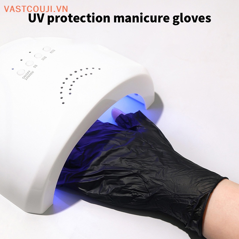 10 Găng Tay Đèn LED Chống Tia UV Dùng Một Lần Tiện Dụng