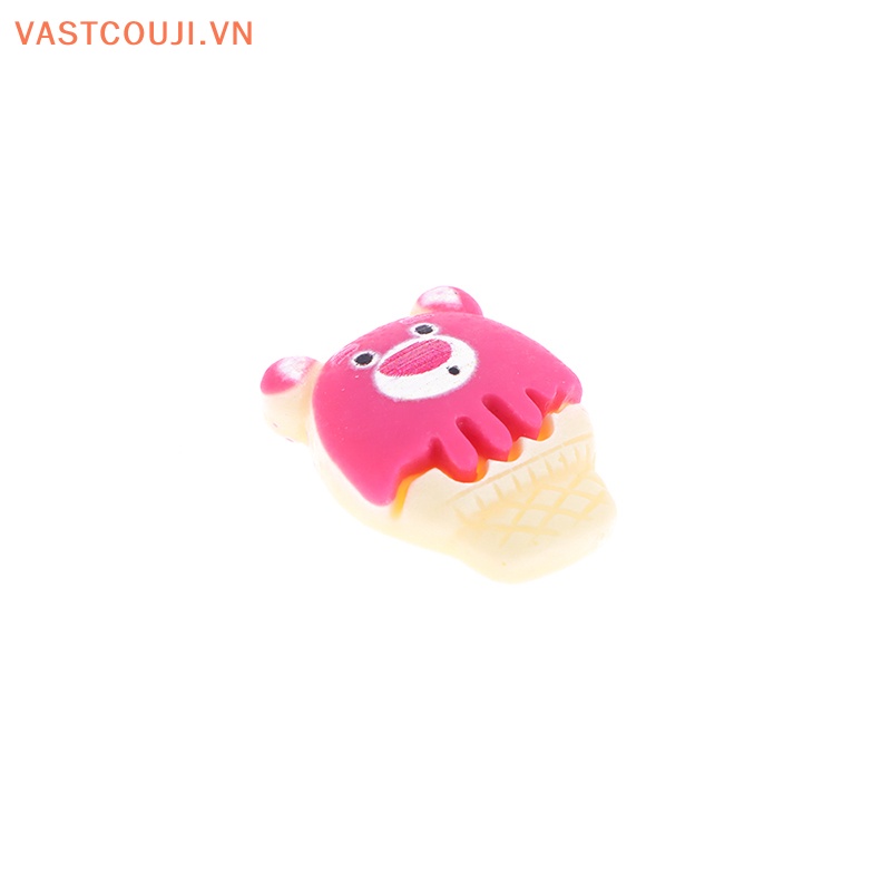 Bộ 20 Mô Hình Gấu Và Dâu Tây Mini Bằng Nhựa Resin Dùng Trang Trí Sổ Tay Diy