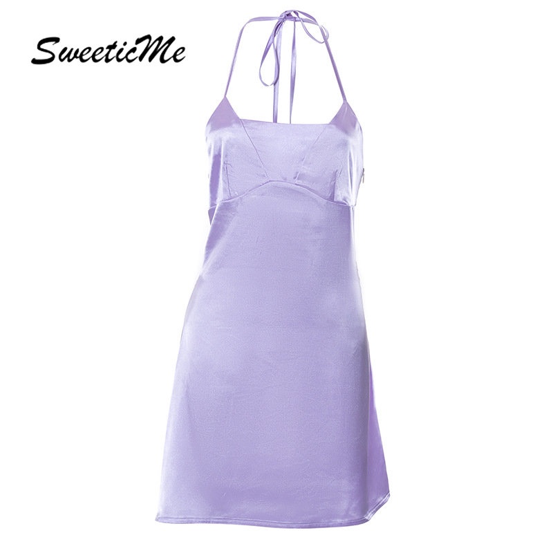 Đầm Mini Hai Dây Ôm Dáng Eo Cao Màu Trơn Có Khóa Kéo Gợi Cảm Thời Trang Mới 2023 Cho Nữ