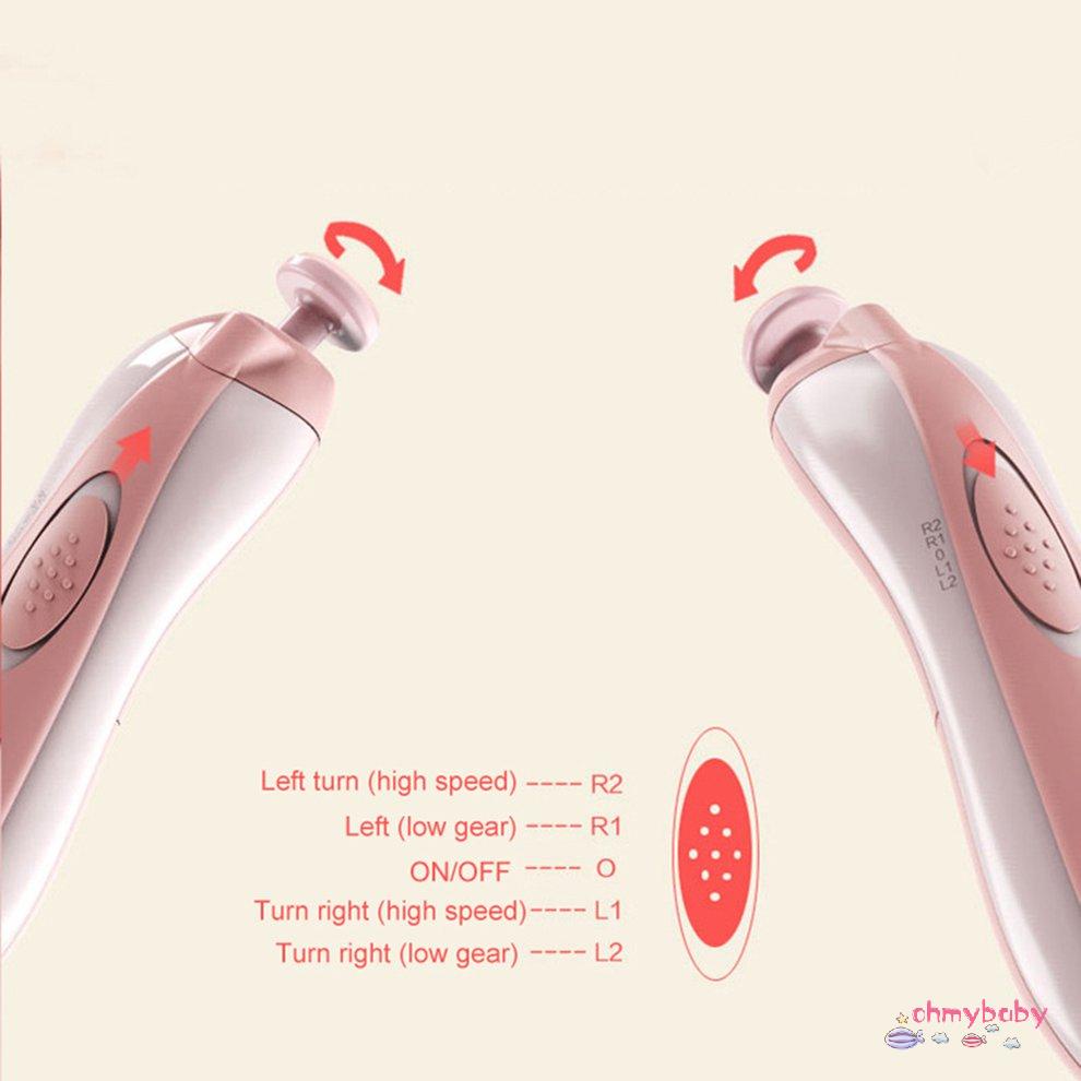 [Trong kho] Dụng cụ cắt móng tay bằng điện cho bé Bộ dụng chăm sóc phụ kiện trẻ em [P/8]