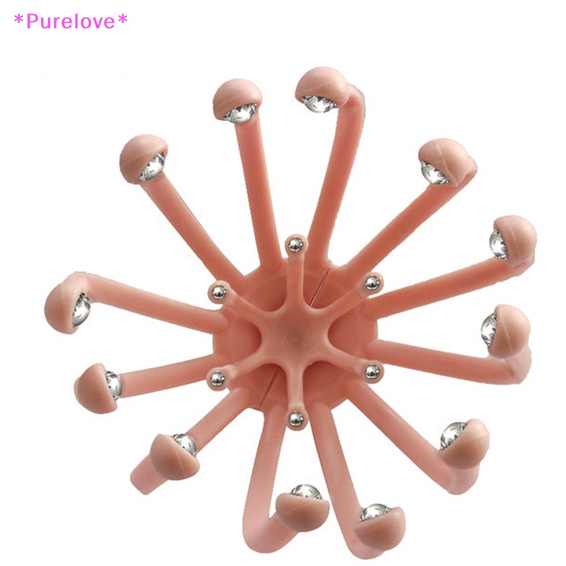 1 Dụng Cụ Mát Xa Đầu Với 18 Ngón Tay Giúp Giảm Căng Thẳng