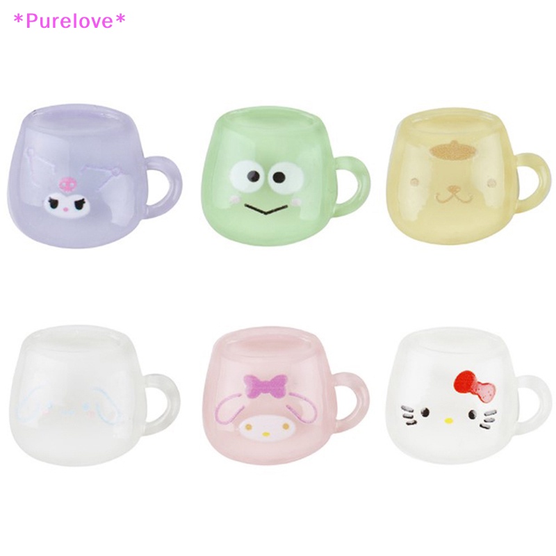 Set 10 Mô Hình Búp Bê Mini Phát Sáng Trong Bóng Tối Trang Trí Tiểu Cảnh Mới