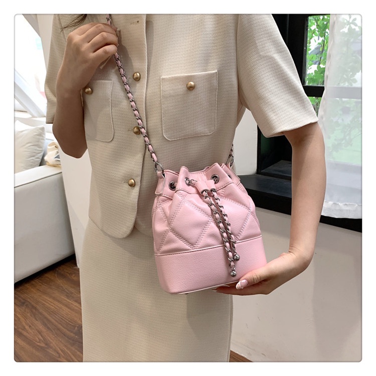 Túi Xách Da PU Màu Trơn Đeo Chéo Thời Trang Dành Cho Nữ