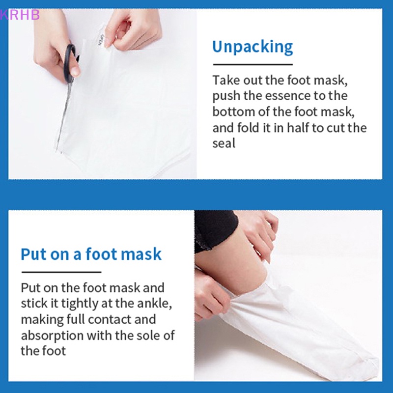 Mặt Nạ Chân Dưỡng Ẩm Tẩy Tế Bào Chết Chống Nứt Nẻ KRHB