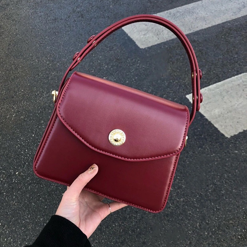 Ielgy Túi Đeo Chéo Hình Vuông Phong Cách retro niche Thời Trang Chất Lượng Cao Cho Nữ