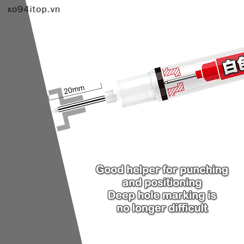 Bút Lông Đánh Dấu Lỗ Dài 20MM Màu Trắng Đa Năng Trang Trí Nhà Tắm