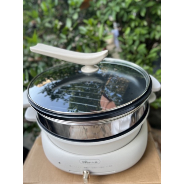 NỒI LẨU NƯỚNG HẤP BEAR C40W2 - 3 tầng. Hàng Chính Hãng - Sản Phẩm Hot