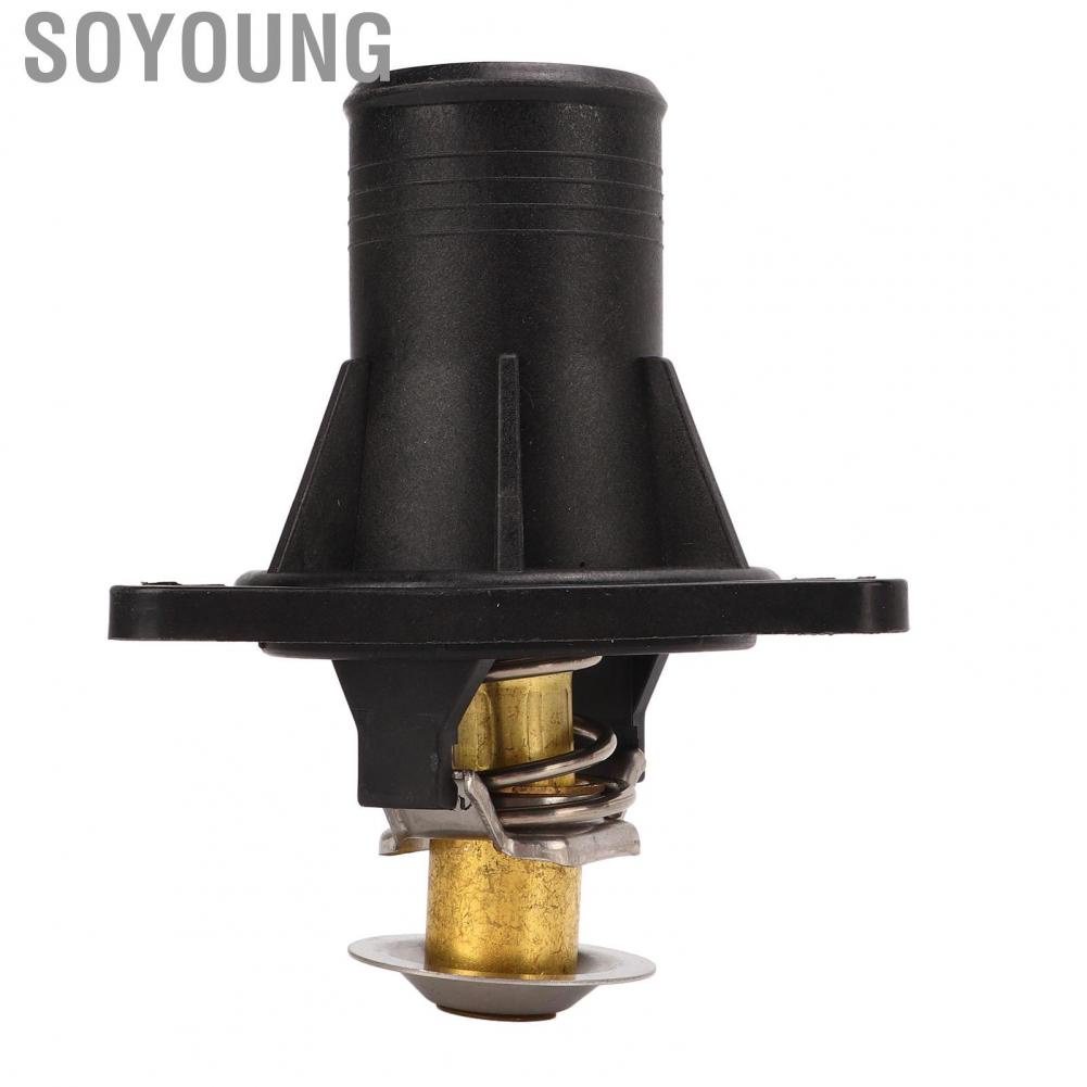 Soyoung Engine Coolant Thermostat  High Efficiency High Temperature Resistant Thermostat C2S11278 Reliable  for Car