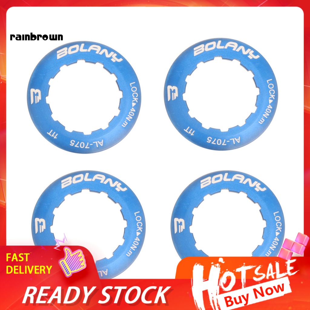 4 Vòng Khóa Bảo Vệ Bánh Răng Bằng Hợp Kim Nhôm Cho MTB