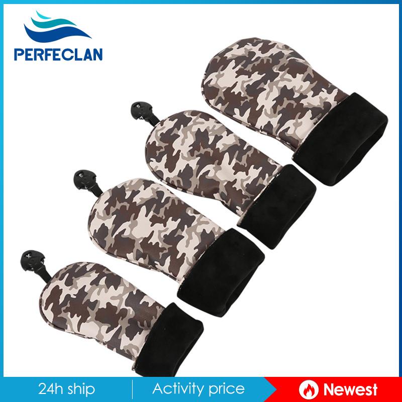 Set 4 Vỏ Bọc Đầu Gậy Đánh Golf Bằng Da Cho Nữ