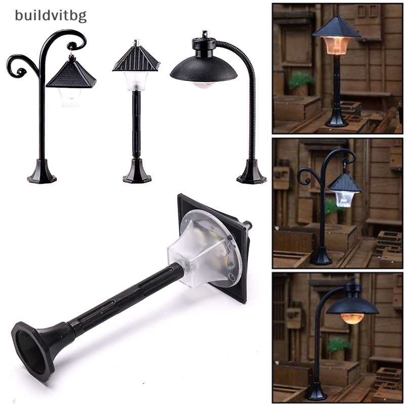 Mô Hình Đèn Đường Công Viên Mini Trang Trí Tiểu Cảnh