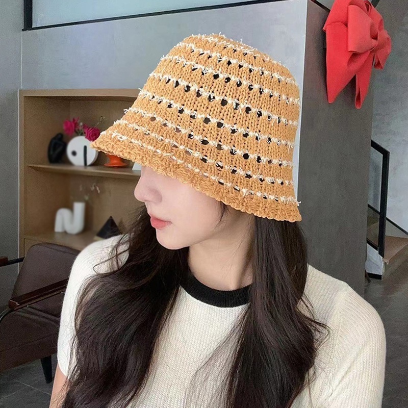 Nón Tai Bèo Đan Cói Vành Nhỏ Che Nắng Thời Trang Mùa Hè Cho Nữ