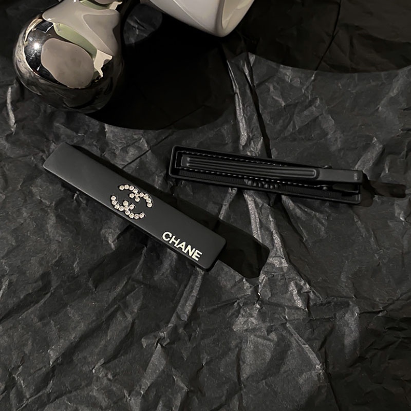 Kẹp Tóc Mỏ Vịt Phẳng Mặt Nhám Đính Kim Cương Chữ Phong Cách Hàn Quốc Dễ Thương Thời Trang