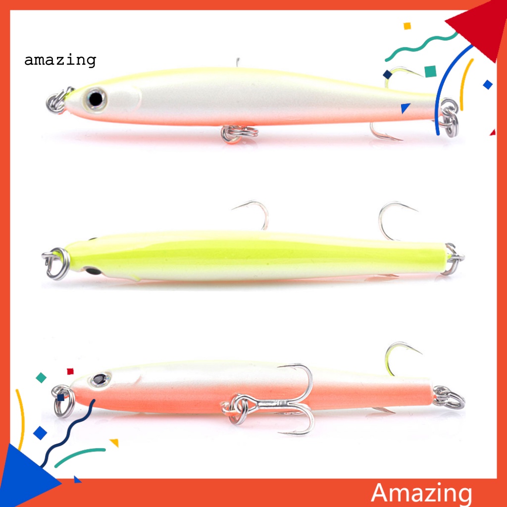 Mồi Câu Cá Giả 3D Bằng Nhựa Cứng 8.2CM / 9.5G Màu Sắc Tươi Sáng Có Thể Tái Sử Dụng